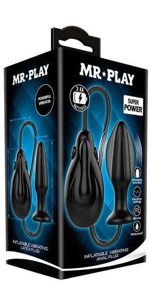 Inflatable Vibrating Butt Plug
