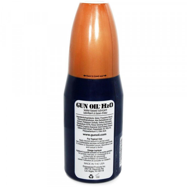 Gun Oil H2O - Water-Based Lube | 8oz