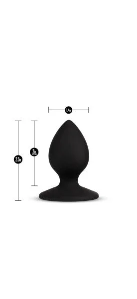 Blush Temptasia Black Slut Plug — image 4 of 6