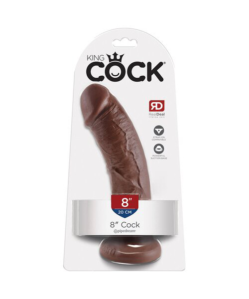 Pipedream King Cock Dark Tone Dildo - 5, 6, 7, 8, 9 or 10 Inch — image 10 of 12