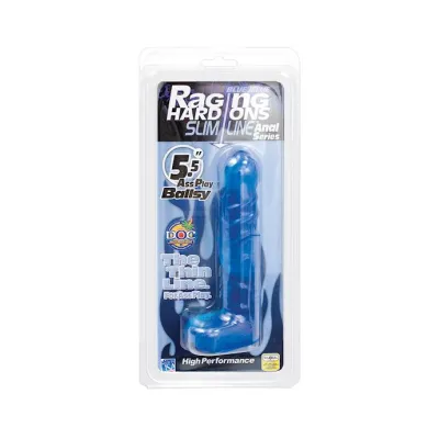 Raging Hard ons Slimline 5 5 Inch Ballsy Cobalt Blue