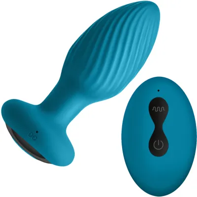 Inya Alpine Rechargeable Silicone Anal Plug With Remote Teal