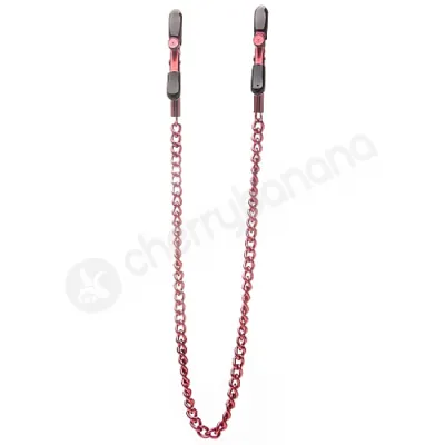 Ouch Red Adjustable Nipple Clamps