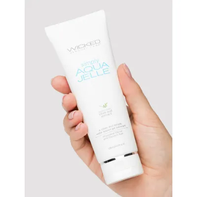 Wicked Simply AQUA Jelle Water based Gel Lubricant 120ml