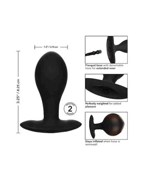Weighted Silicone Inflatable Plug - 3 Inch