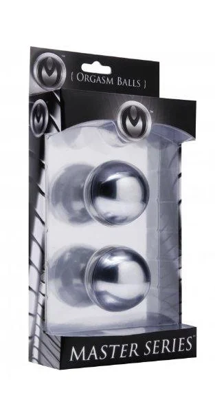 Titanica Extreme Steel Orgasm Balls - Silver