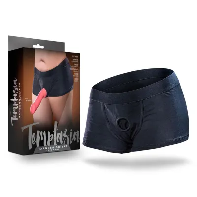 Temptasia Harness Briefs 2xl Black