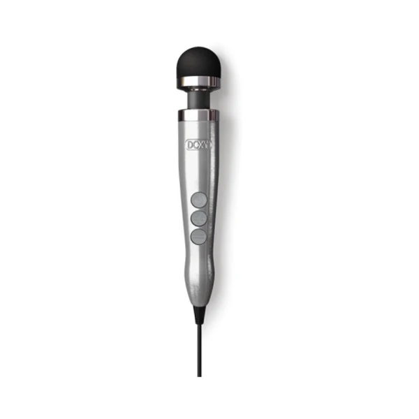 Personal Massagers: Doxy Die Cast 3 Compact Wand Vibrator Brushed Metal