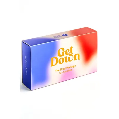 Get Down The Hotel Package 12 Pack Ethical Latex Condoms