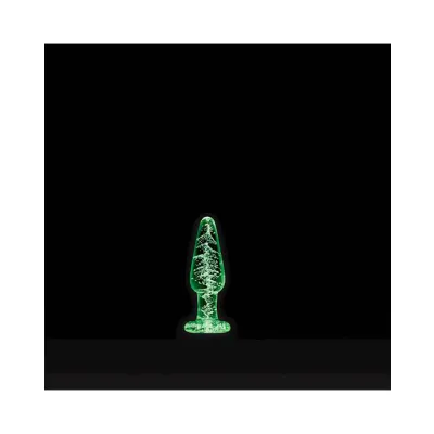 Firefly Glass Tapered Plug Clear Small