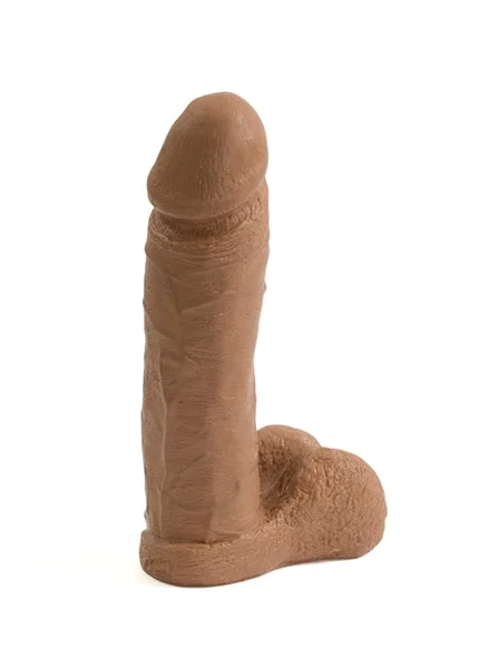 Doc Johnson Vac-U-Lock 8" Realistic Cock - Caramel