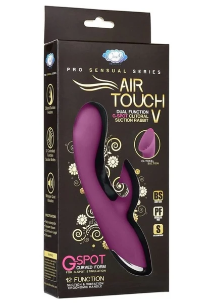 Cloud 9 - Pro Sensual Air Touch V G Spot Dual Function Clitoral Suction Rabbit