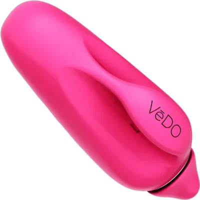 VIVI Rechargeable Silicone Finger Vibrator by VeDO Pink