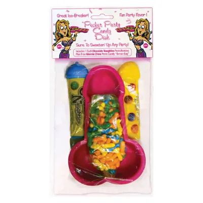 Pecker Party Candy Dish with Candy 3