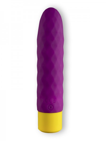 Romp Beat Diamond Textured 6" Bullet Vibrator