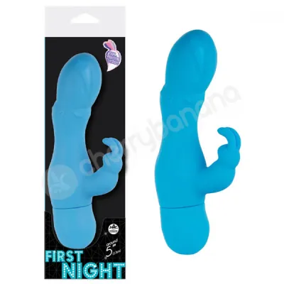 First Night Blue Rabbit Vibrator