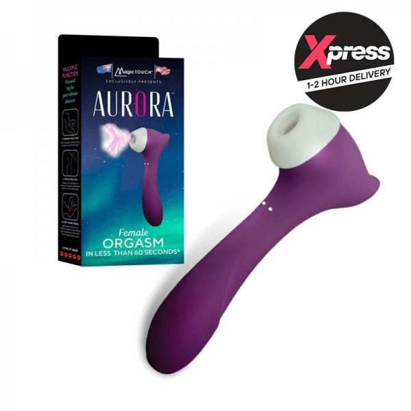 Magic Touch Aurora Clitoral Suction and G Spot Vibrator