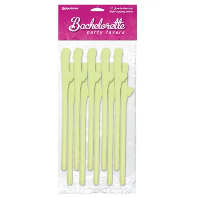 Hens Night Glowindark Straws