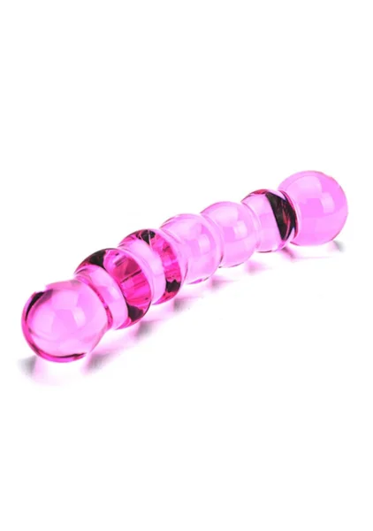 Spectrum Ribbed Glass Dildo