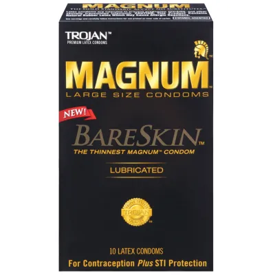 Trojan Magnum Bareskin Condoms Box of 10