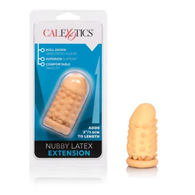 3 Inch Latex Extension Nubby Ivory