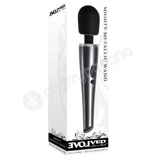 Evolved Mighty Metallic Powerful Rechargeable Wand