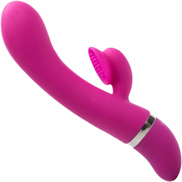 Foreplay Frenzy Climaxer Dual Stimulation Vibrator by CalExotics - Pink