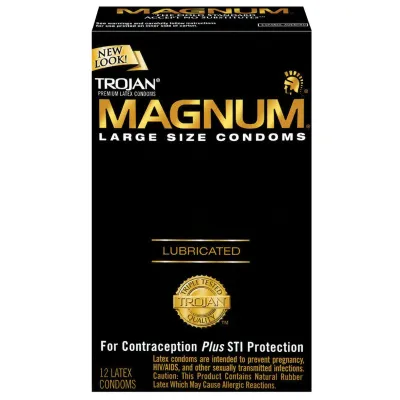 Trojan Magnum Condoms Box of 12