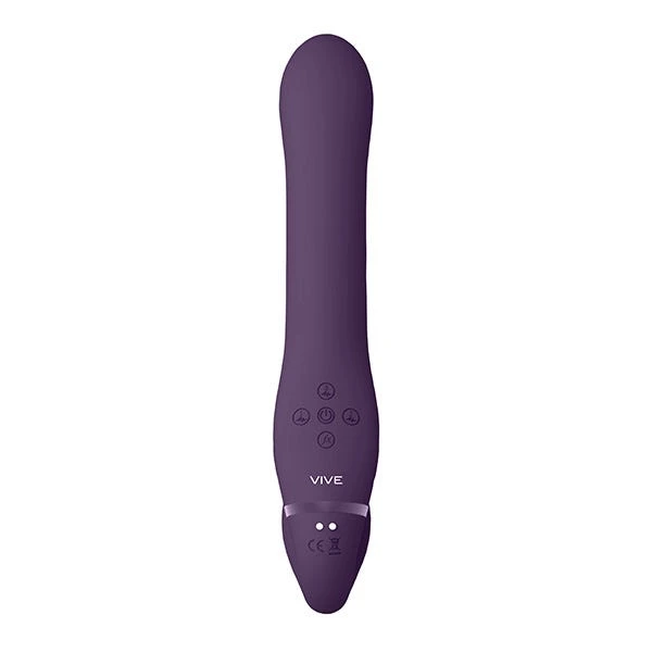Vive Ai Triple Action Dual Vibrating Airwave Tickler Strapless Strap-On