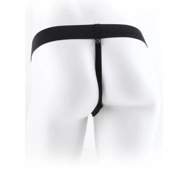 Fetish Fantasy - 7" Vibrating Hollow Strap-On with Balls