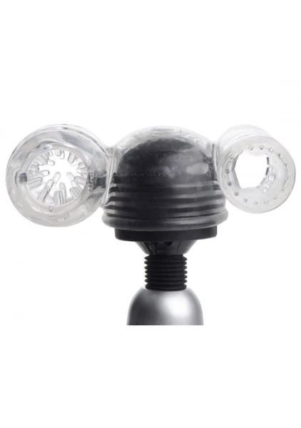 Wand Essentials Twin Turbo Stroker Attachment for Men