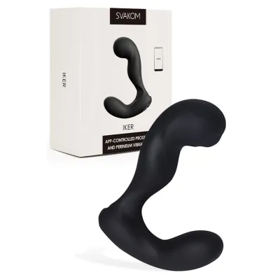 Svakom Iker App Controlled 5 3 Pulsing Prostate Massager