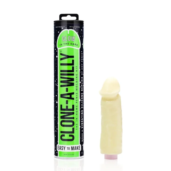 Clone-A-Willy Make Your Own Vibrating Silicone Dildo - Glow In The Dark