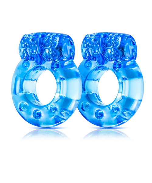 Blush - Stay Hard - Vibrating Cock Rings -2 pack