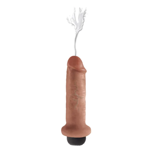 King Cock 6" Squirting Cock - Tan — image 14 of 18
