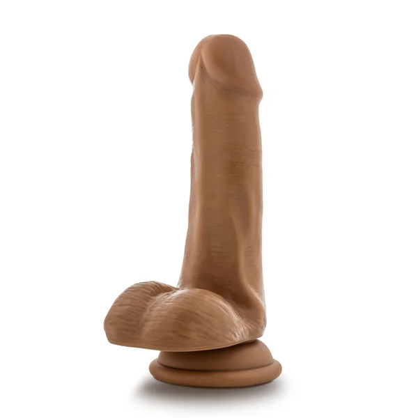 Silicone Willy's - 6 Inch Silicone Dildo With Balls - Mocha — image 12 of 13