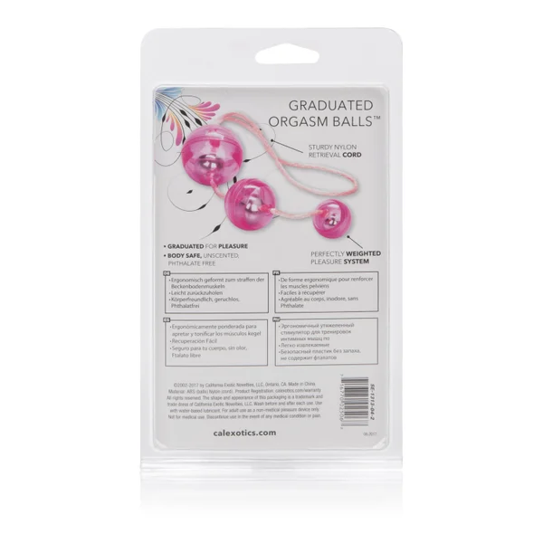 Graduated Orgasam Balls - Pink — image 15 of 15
