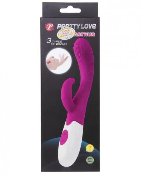 Pretty Love Arthur Waving Silicone Rabbit Vibrator Purple — image 4 of 4