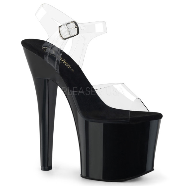 7 inches Heel, 3 1/4 inches PF Ankle Strap Sandal — image 17 of 25