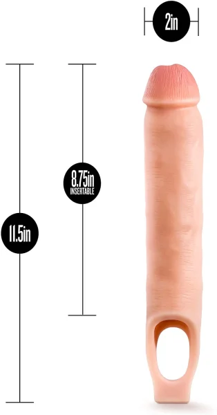 Blush Performance Plus 11.5 Inch Silicone Penis Extender