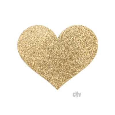 Flash Heart Gold Pasties