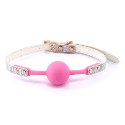 Cosmo Bondage Holographic Rainbow Ball Gag