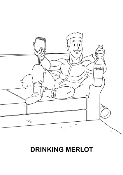 Adults Doing Adult Shit Coloring Book