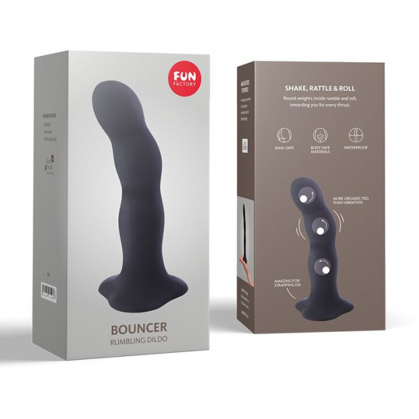 Fun Factory Bouncer Rumbling Kinetic Dildo – 7 Inch — image 4 of 4