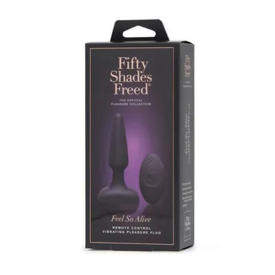 Fifty Shades Freed Feel So Alive Rechargeable Vibrating Pleasure Plug 5 5 Inch
