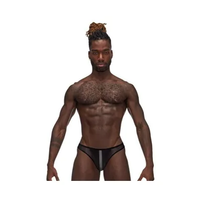 Mp Landing Strip Bikini Brief Black L