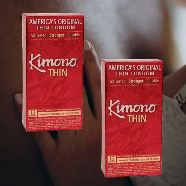 Kimono Thin Condoms (12-Pack) | Premium Condoms