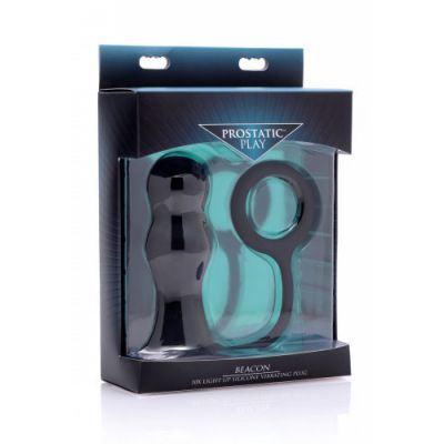 Beacon 10X Light Up Silicone Vibrating Plug