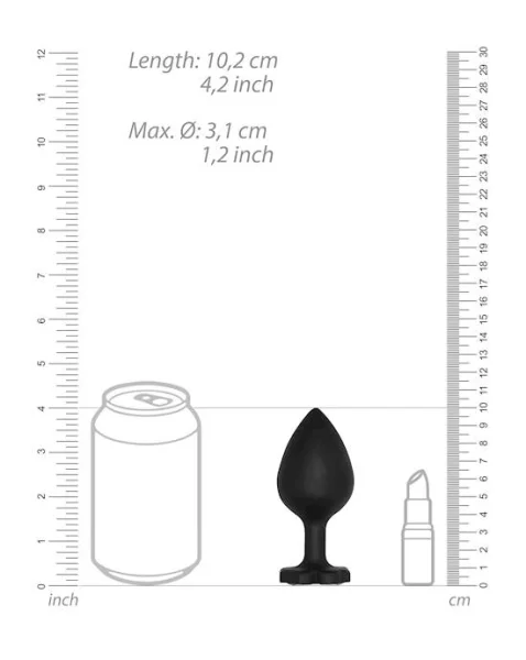 Lucky Diamond Butt Plug - 3.8 Inch