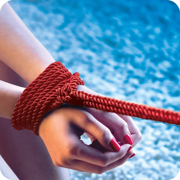Scandal BDSM Rope 98.5ft- 30m - Red